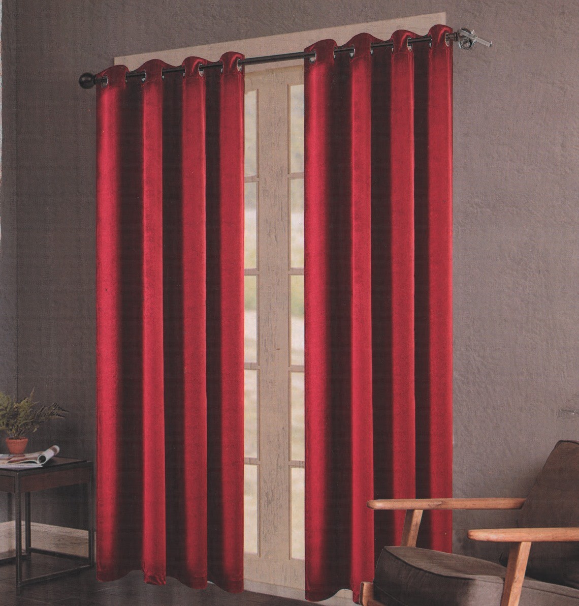 Grommet Curtain Blackout , Pamela Jewel