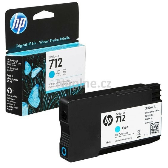 HP 712 - 29 ml - Cyan