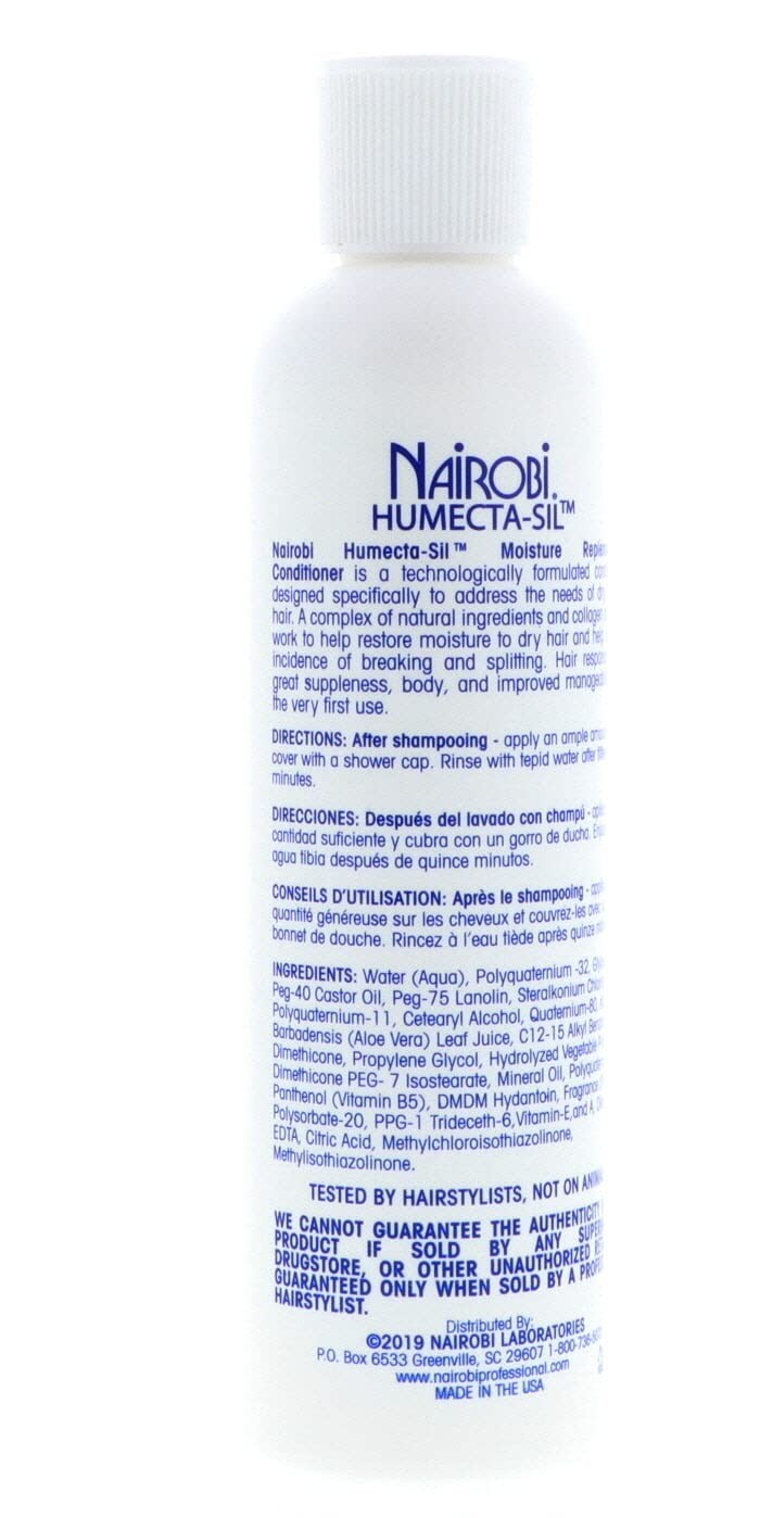Nairobi Humecta-Sil Moisture Replenishing Unisex Conditioner, 8 Ounce