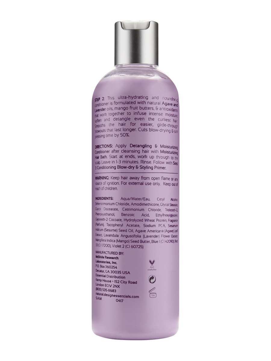 De Scalp Natural Agave and Lavender Moisturizing and Detangling Conditioner 12 oZ