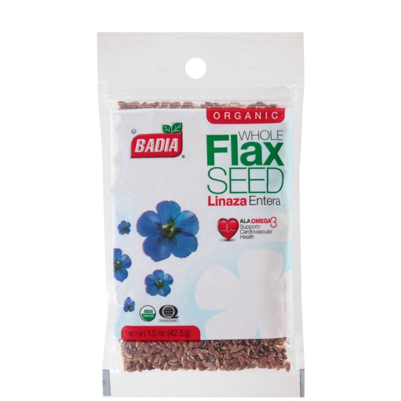 BADIA FLAXSEED WHOLE ORG 1.5oz