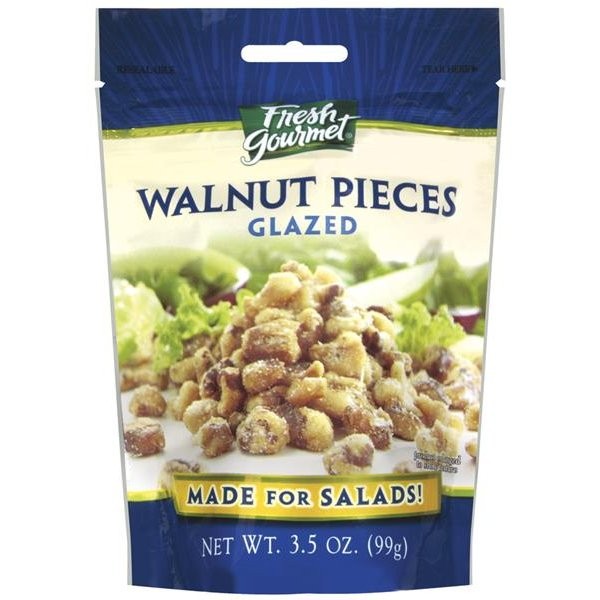 FRESH GOURMET WALNUTS GLAZED 3.5oz