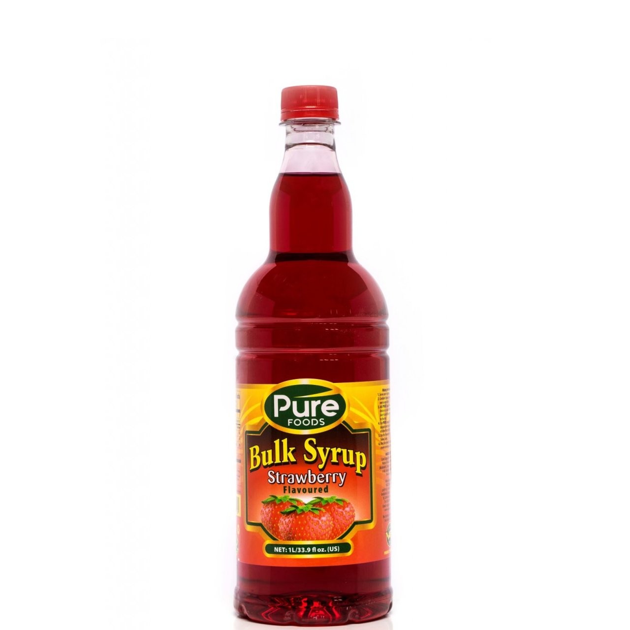 PURE SYRUP STRAWBERRY 1L