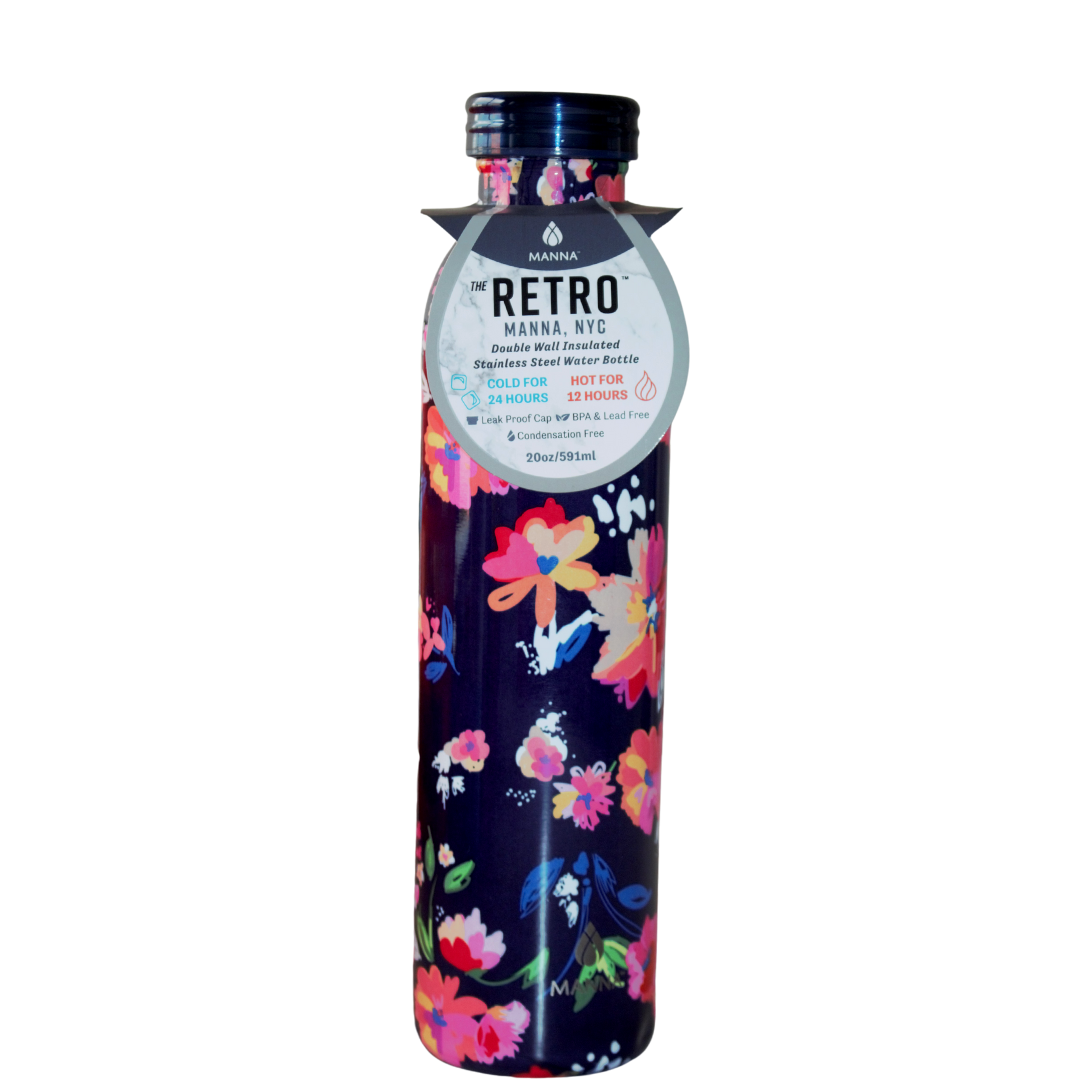 Manna The Retro Insulated Water Bottle, 20 oz