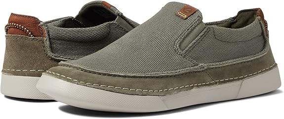 Clarks Men's Gereld Step Sneaker : Olive Combi