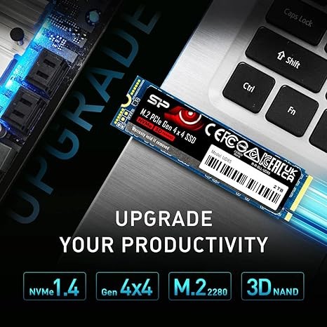 Silicon Power 500GB UD85 NVMe 4.0 Gen4 PCIe M.2 SSD R/W up to 3,600/2,400 MB/s (SP500GBP44UD8505)