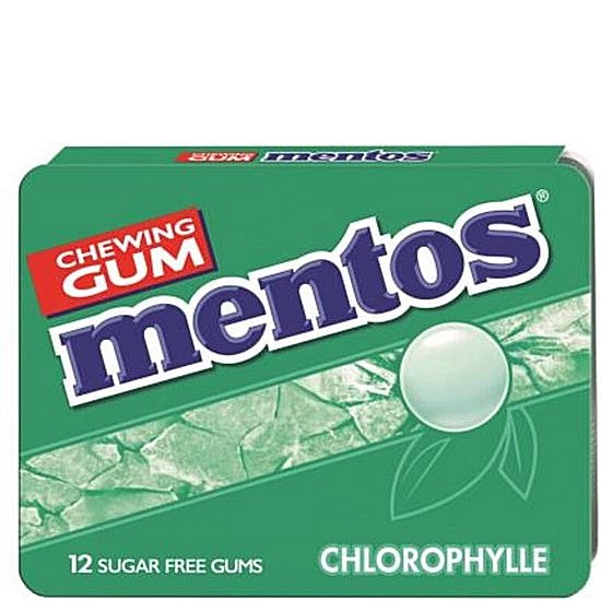 MENTOS GUM SPEARMINT 12s