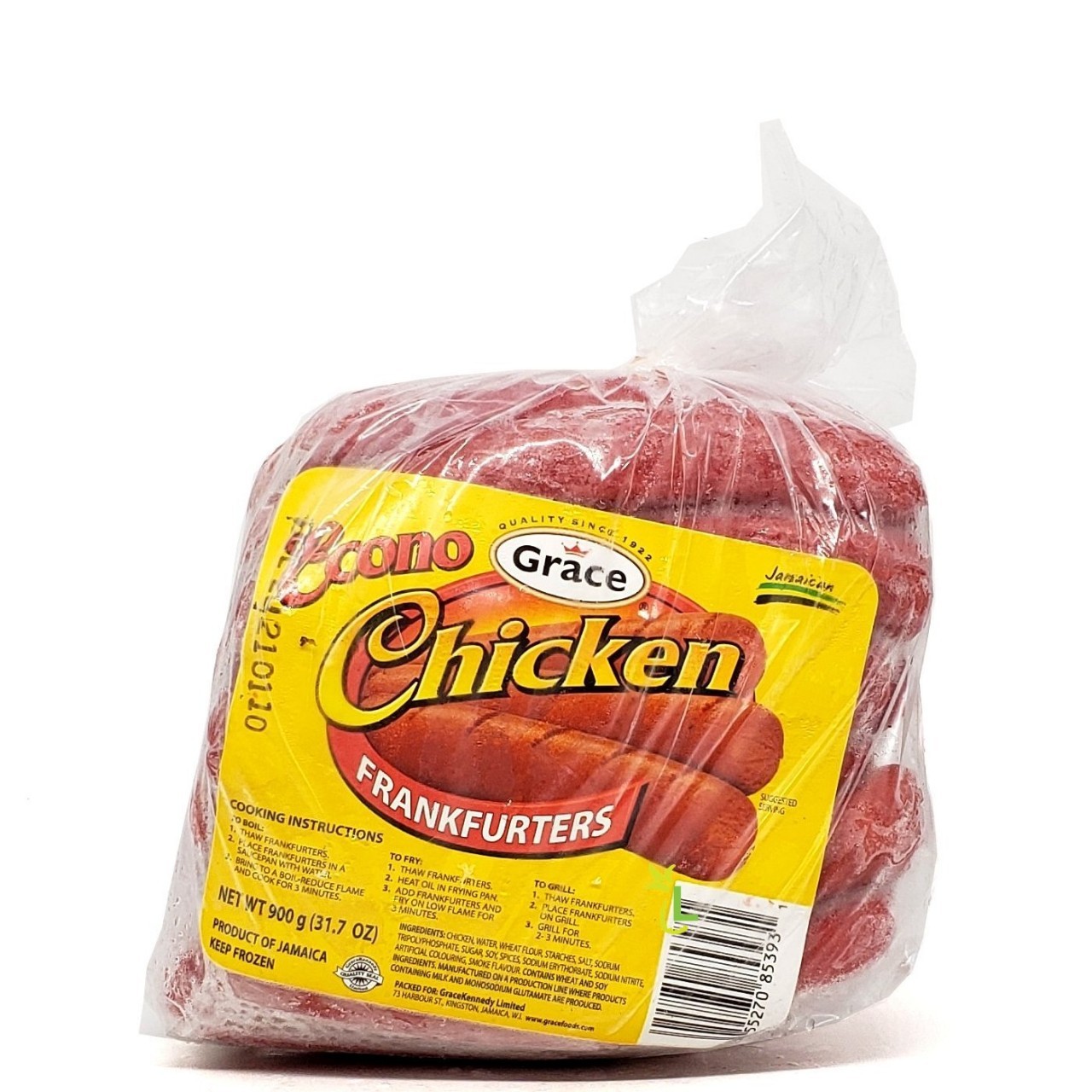 GRACE ECONO CHICKEN FRANKFURTER 900G