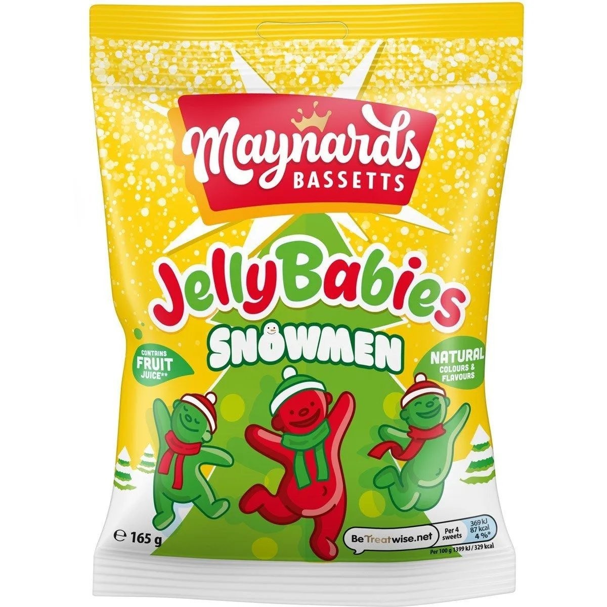 BASSETTS JELLY BABIES SNOWMAN 165g