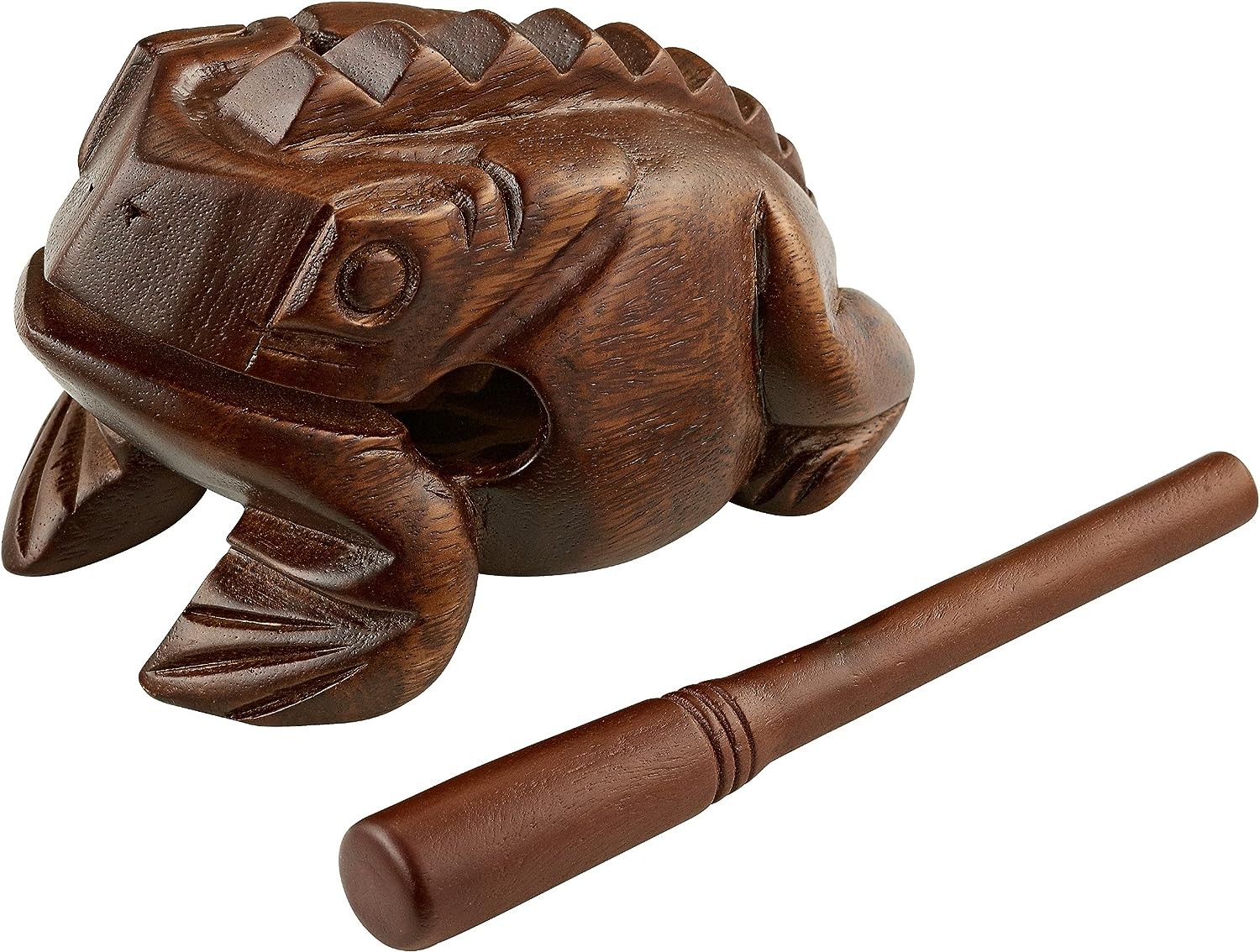 Meinl Wood Frog Hand Percussion Instrument Brown Large