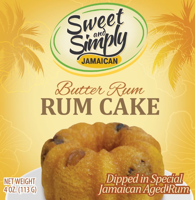 SWEET & SIMPLY BUTTER RUM CAKE 4oz