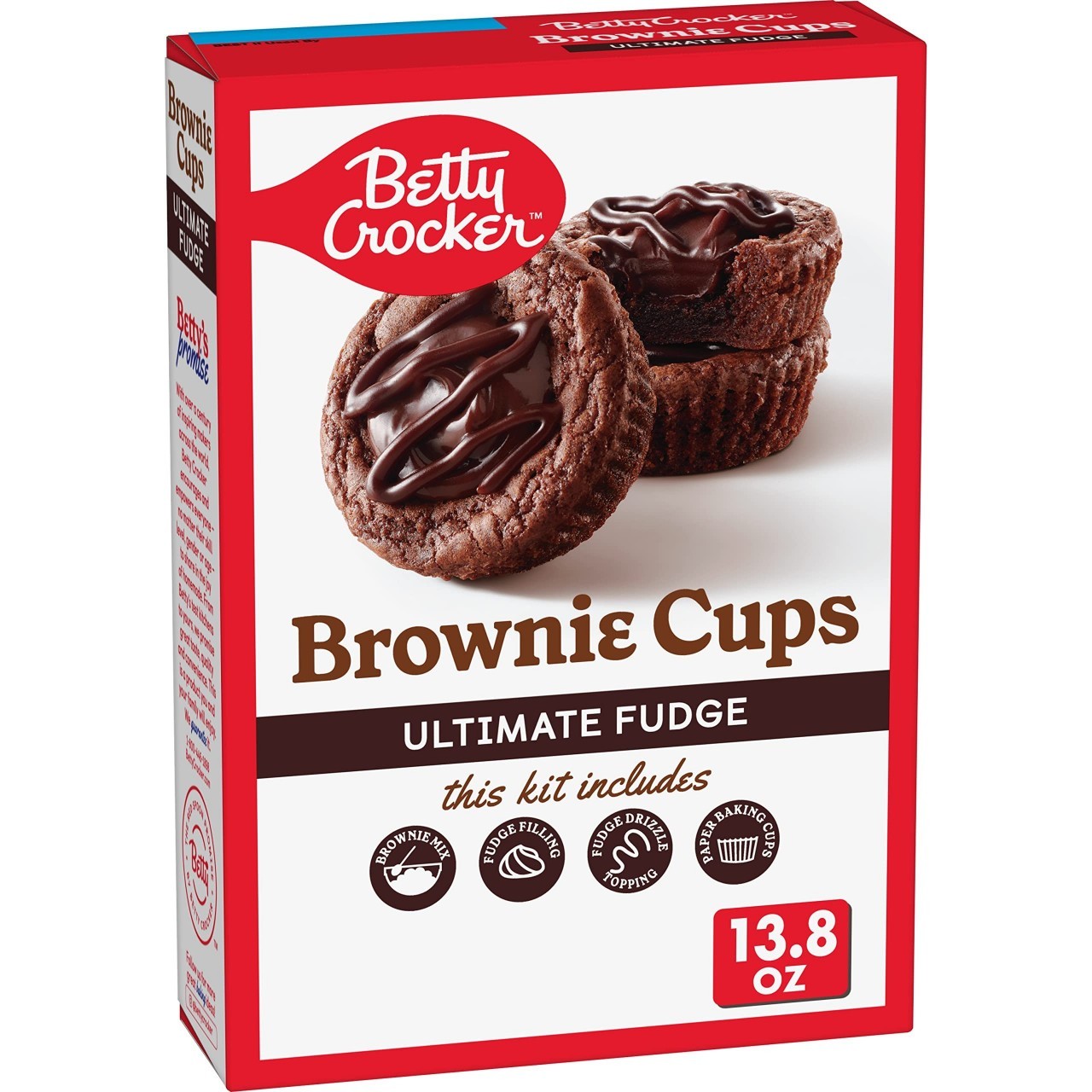 BETTY CRKR BROWNIE CUP ULT FUDGE 391g