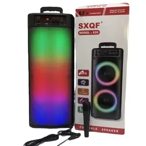 HIFI SXQF 6.5" SPEAKERS LED WITH MIC