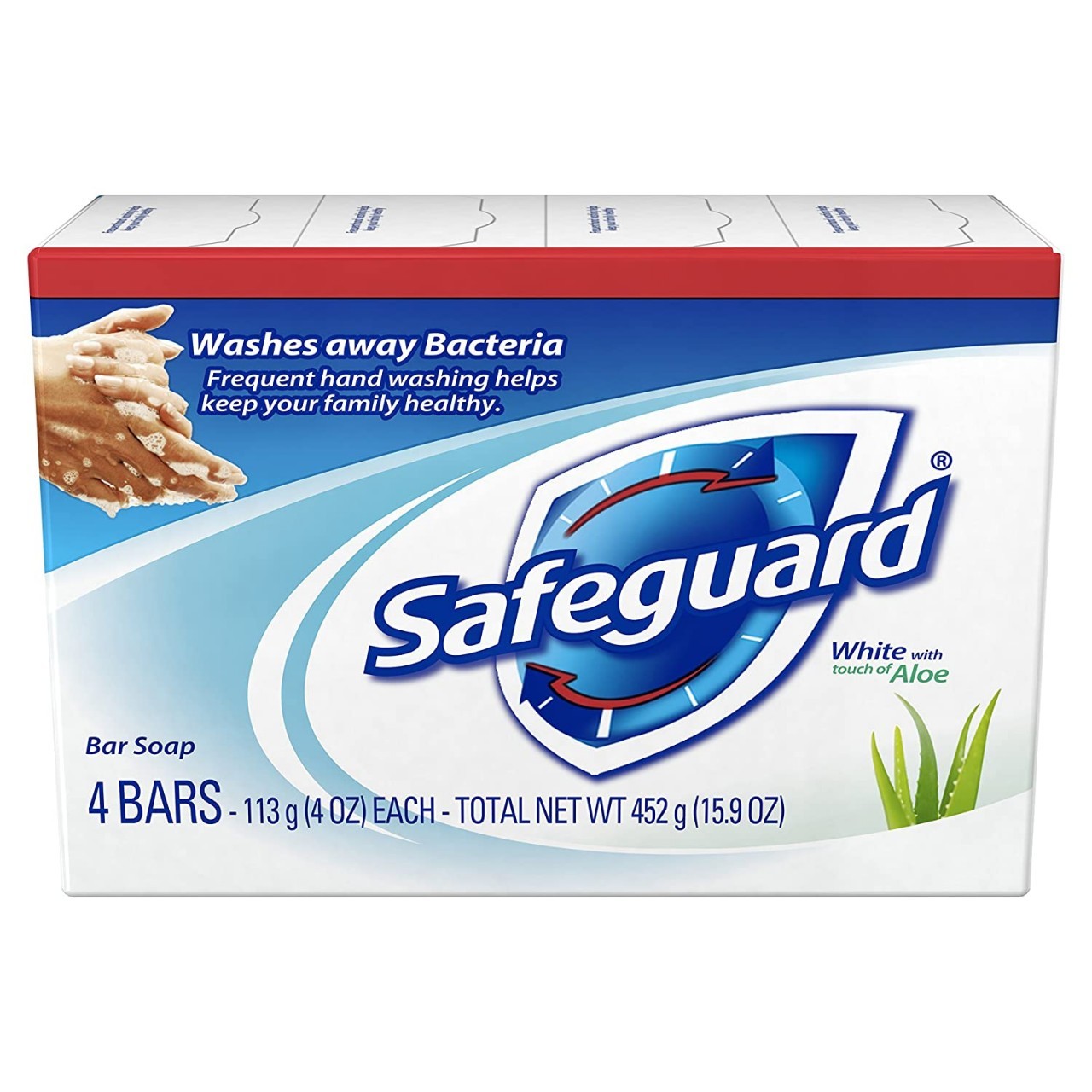 SAFEGUARD BAR SOAP ALOE 4x4oz