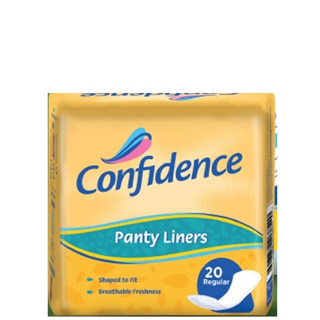 CONFIDENCE PANTY LINERS REGULAR 20s