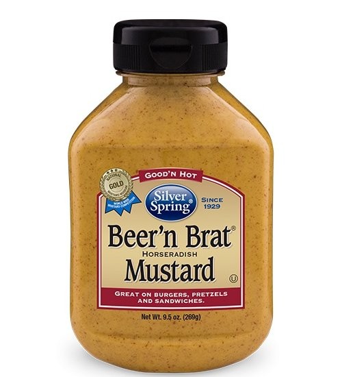 SILVER SPRING MUSTARD BEER BRAT 9.5oz