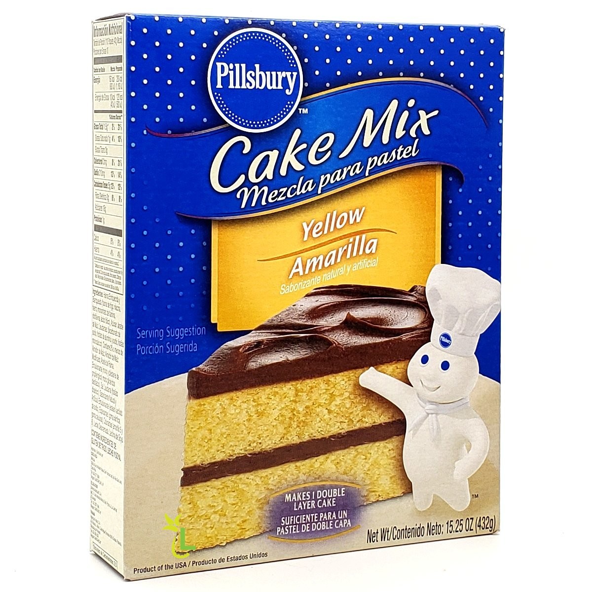 PILLSBURY CAKE MIX YELLOW 432g