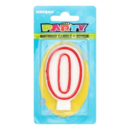 Unique Dlxe Number Candle #0