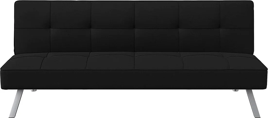 Serta Jameson 66.1" Armless Tufted Convertible Sleeper Futon Sofa