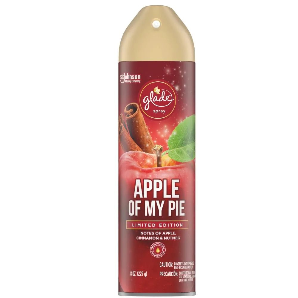 GLADE SPRAY APPLE OF MY PIE 8oz