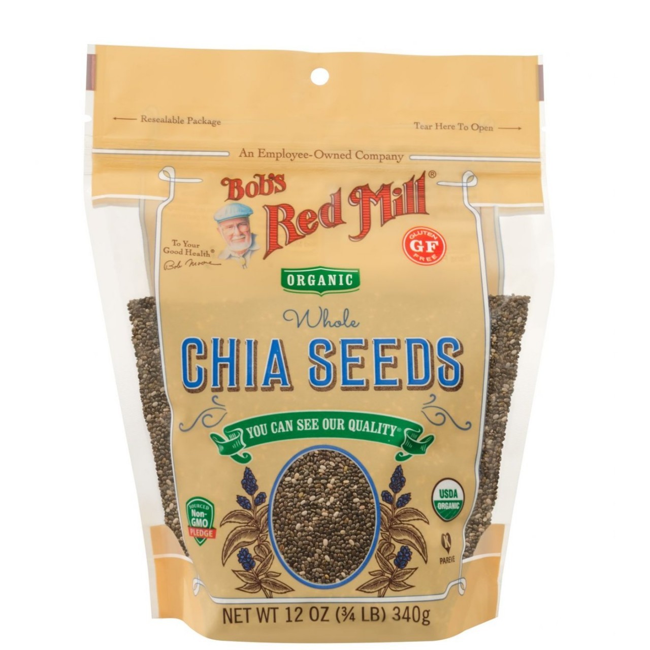 BOBS RED MILL CHIA SEEDS 12oz