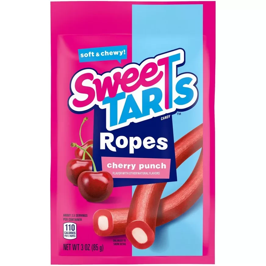 SWEETARTS ROPES CHERRY PUNCH 3oz