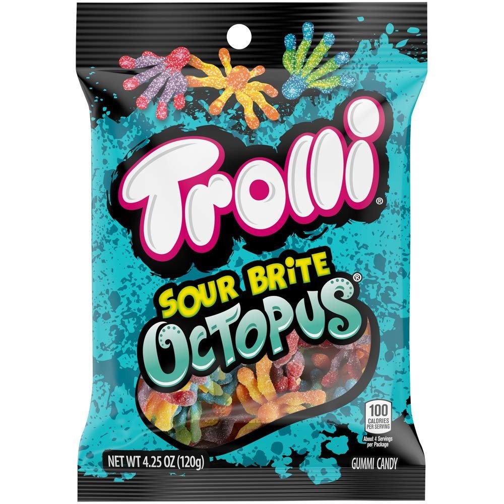 TROLLI SOUR BRITE OCTOPUS 4.25oz