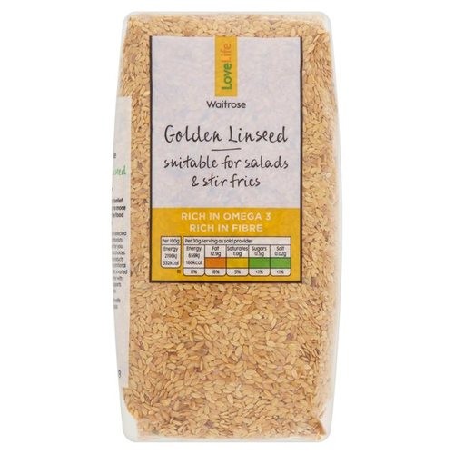 WAITROSE GOLDEN LINSEED 500g