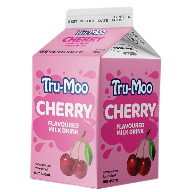 TRU-MOO MILK CHERRY 450ml