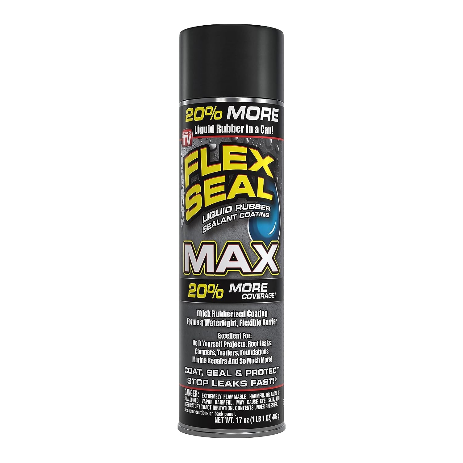 17 oz.Black Rubberized Spray Flex Sealant