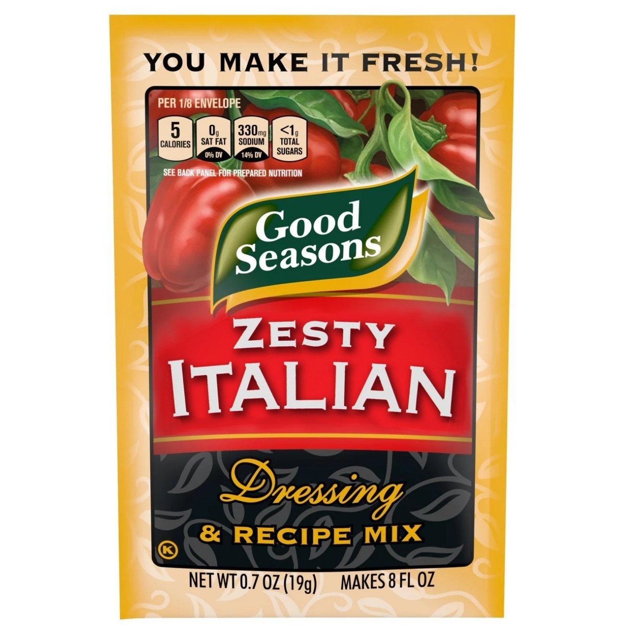 GOOD SEASON ITAL DRESSING MIX ZESTY .6oz