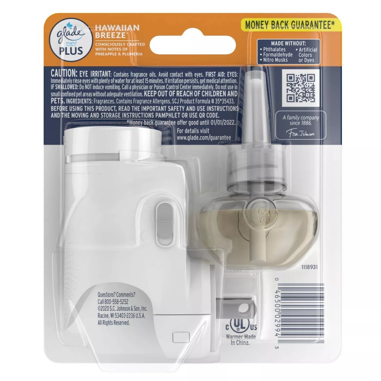 GLADE PISO PLUS HAWAIIAN BREEZE 0.67oz