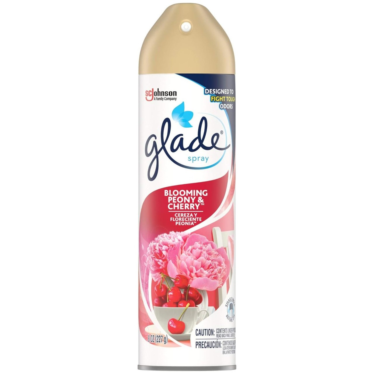 GLADE SPRAY B/PEONY & CHERRY 8oz