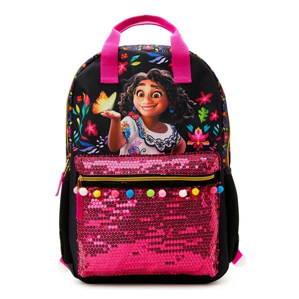 Encanto Kids Mirabel Sequin 17" Laptop Backpack