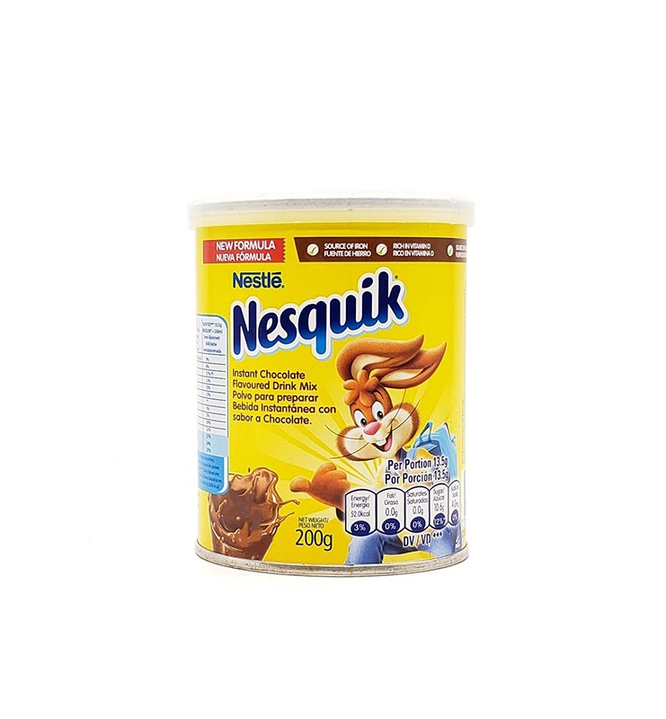 NESTLE NESQUIK CHOCOLATE POWDER 200G