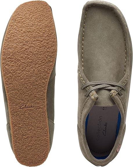 Clarks Men's Shacre Ii Run Shoes Moccasin ( Olive Suede)