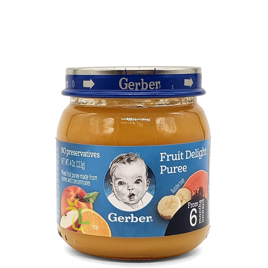 GERBER PUREE FRUIT DELIGHT 113g