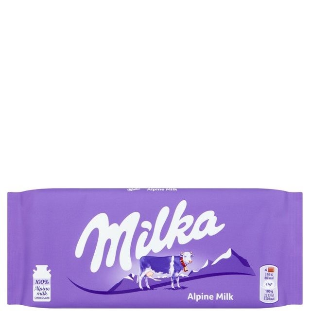 MILKA CHOCOLATE ALPINE MILK 100g