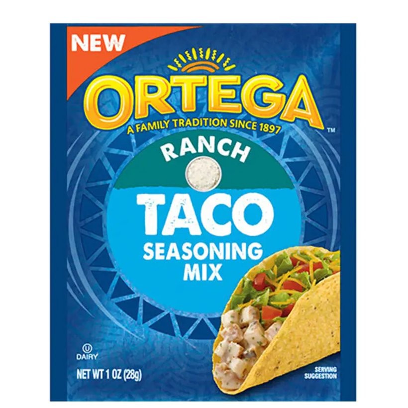 ORTEGA TACO SEASONING RANCH 1oz