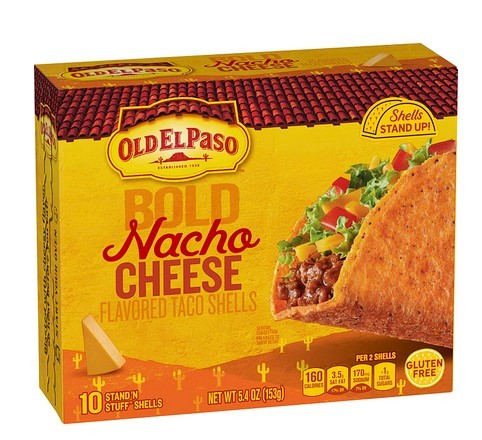 OLD EL PASO TACO SHELLS NACHO CHS 153g