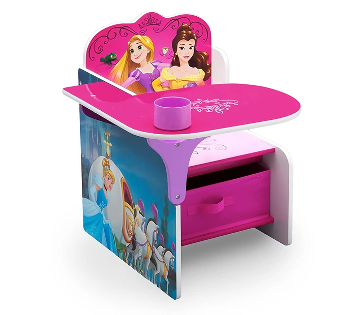 Delta Disney Princesses Children Desk &Chair Set with Storage Bin