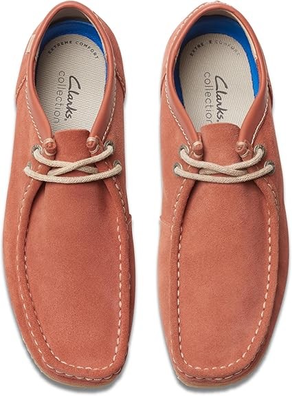 Clarks Men's Shacre Ii Run Shoes Moccasin (: Red Suede)
