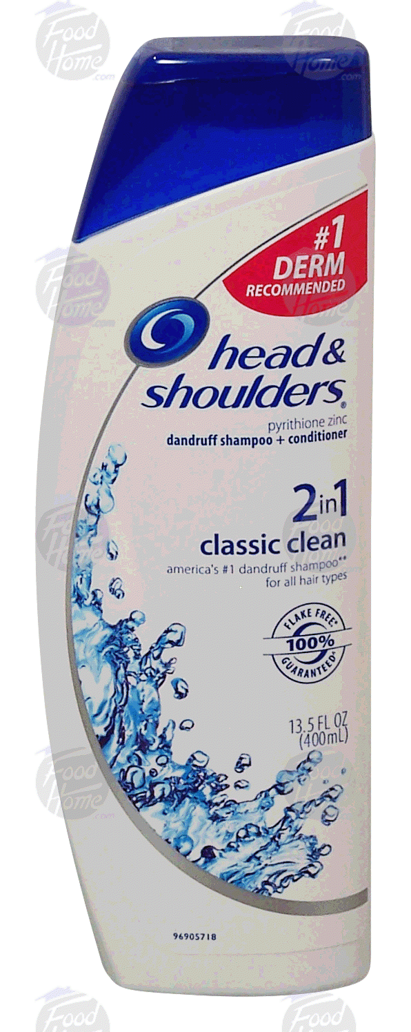 Head & Shoulders 2 In 1 Dandruff Shampoo + Conditioner, Classic Clean 8.45 Fl Oz (250 Ml)
