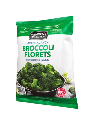 Member's Selection Grade A Fancy Broccoli Florets, 1.36 kg / 3 lb