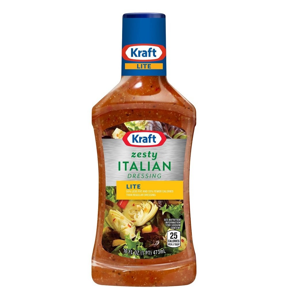 KRAFT DRESSING ZESTY ITALIAN LT 16oz