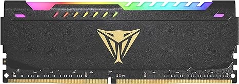 Patriot Viper Steel RGB DDR4 RAM 32GB (1X32GB) 3600MHz CL20 UDIMM Desktop Gaming Memory Module PVSR432G360C0