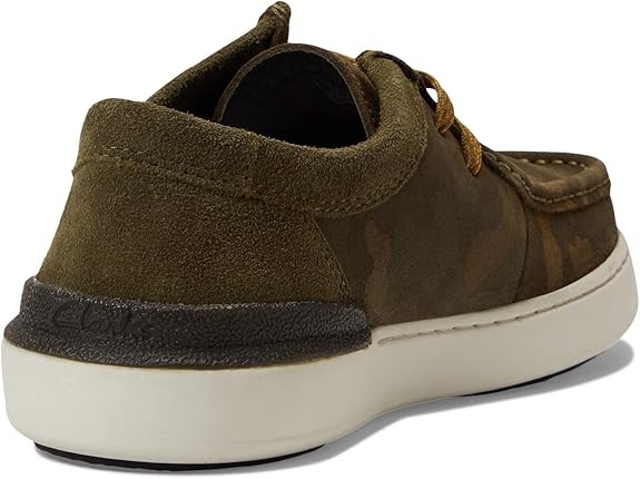 Clarks Mens Courtlite Wally : Dark Olive Combi