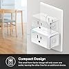 Kasa Smart Plug Mini 15A, Smart Home Wi-Fi Outlet Works with Alexa, Google Home & IFTTT, No Hub Required, UL Certified, 2.4G WiFi Only, 4-Pack(EP10P4) , White