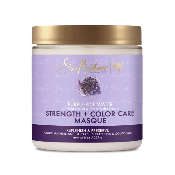 SheaMoisture Strength + Color Care Treatment Masque with Purple Rice Water - 8oz