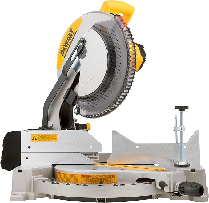 DEWALT 12-Inch Miter Saw, 15-Amp, Single Bevel, Compound (DWS715)